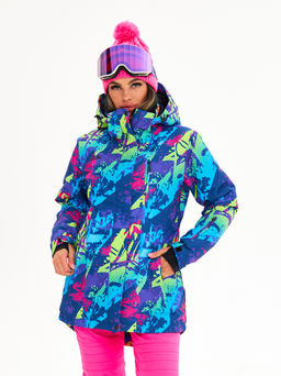 Женская горнолыжная сноубордическая куртка Alpha Endless Ultra Chaleur SNB 423/316_8 Разноцветный