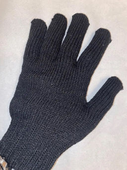 Перчатки ХБ с ПВХ "КАМА" (5 нитей) 7.5 класс, ЧЕРНЫЕ 0038ч 10 пар в уп (ЦЕНА ЗА ПАРУ!!!)