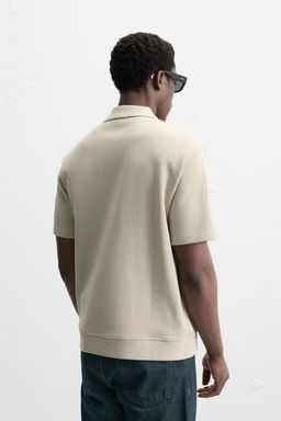 INTERLOCK TEXTURED POLO SHIRT - Zara фото 11