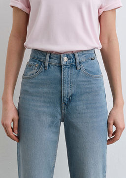 Sky Classic Denim Ac?k Mavi Jean Pantolon  фото 7