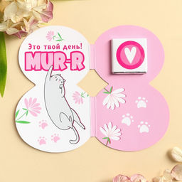 Цена за 2 шт. Валентинка с шоколадом 5 г 8 марта MURR