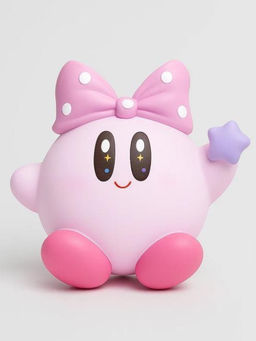 Копилка Lucky stars, pink (17 см), пластик