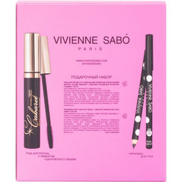 Vivienne Sabo Подарочный набор (тушь Cabaret т. 01 Карандаш для глаз Merci 301) 2022  фото 4