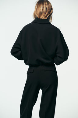 PUFFED BOMBER JACKET WITH ZIP - Zara фото 6