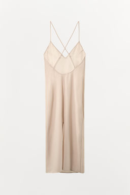 LONG SLIP DRESS WITH MULTI-POSITION STRAPS - Zara фото 21