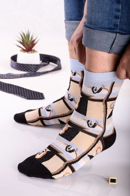 Цена за 6 пар. Носки Дали мужские - Berchelli фото 6