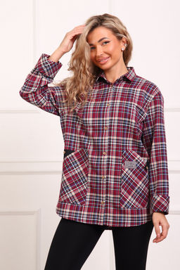 1094 Рубашка женская теплая