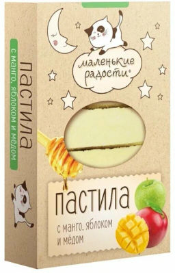 Пастила "Маленькие радости" с манго, яблоком и медом НОВИНКА