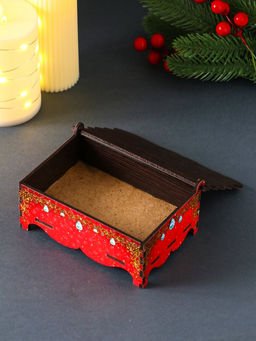 Шкатулка для украшений, подарков «Новогодний коняшка: Удачи», 14×9.3×6 см