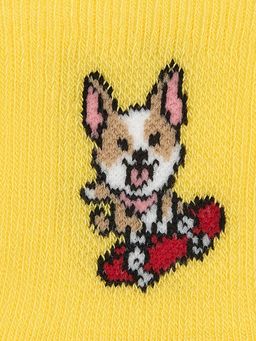 OMSA kids Calzino 21P73 с рис.на резинке (Корги) - giallo  фото 3