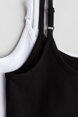 Pack de 2 camisetas de tirantes en algod?n - H&m фото 3