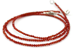 Чокер и браслет из шпинели шарик гр.2мм цв.синий яркий, 45см; 17см - Радуга камня фото 16