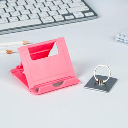 Подарочный набор «Сегодня твой день - 8 марта»: подставка для телефона и кольцо на чехол