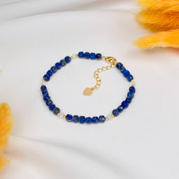 Браслет из Лазурита и Лунного камня