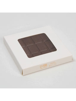 Цена за 5 шт. Коробка для шоколада, кондитерская упаковка, «С любовью», с окном, 10.2×1.4×10.2 см