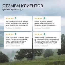 Гель для душа женский с белой глиной и экстрактом василька, 300 мл, URAL LAB фото 7