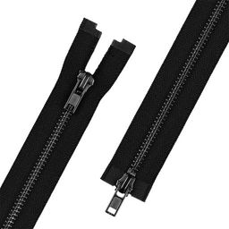 Молния Металл оксид (черный никель) ZIP 5B-2 двухзамковая 60 см Тип 5 10 шт разъёмная Gamma