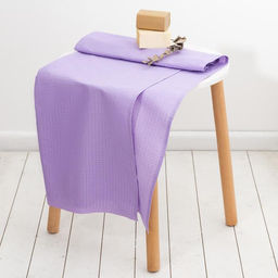 Полотенце вафельное банное Экономь и Я, 80х150 см, цвет сиреневый