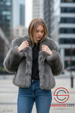 Шуба женская из искусственного меха