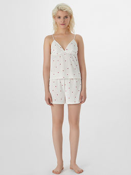 Комплект домашний женский белый велюровый