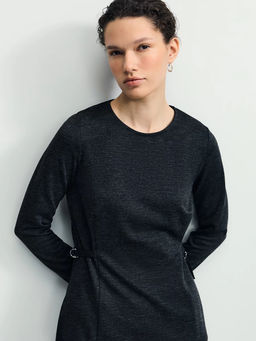 Джемпер с декоративными шлевками / Zarina