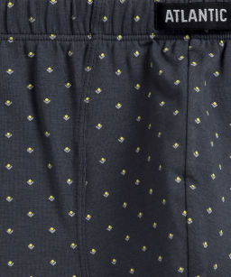 ATLANTIC 3MH-192 Трусы шорты Tie - набор 3 шт. графитовый + черный + серый  фото 2