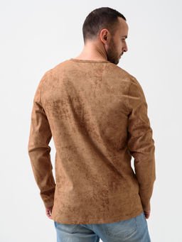 Лонгслив эффект варенки 100% ХЛОПОК- Путешествие - Оптима фото 2