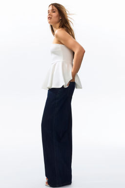 Pantal?n denim con cintura el?stica - H&m фото 6