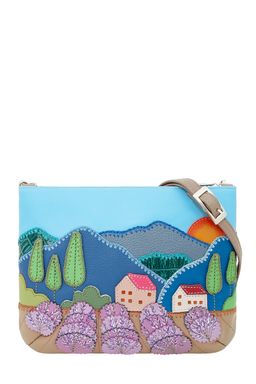 Сумка с аппликацией ДС-261-216 капучино