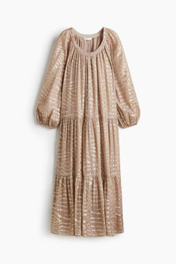 Vestido en tejido jacquard