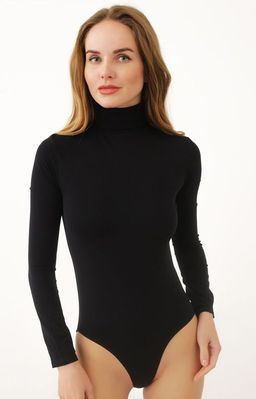 BODY DOLCEVITA M Lunga боди стойка воротник с дл/рукавом INTIMlDEA