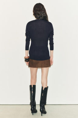 BUTTONED KNIT CARDIGAN - Zara фото 13