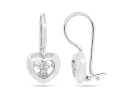 Серьги из серебра куб.циркон., С1815р200