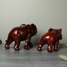 Статуэтка Слон 2 штуки 24х16 см 20х13 см / DR-471 /уп 16/ - Галеонтрейд фото 3