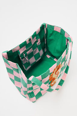 FABRIC DESIGN TOTE BAG - Zara фото 5