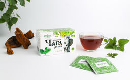 Чайный напиток целебная ЧАГА Алтая с МЯТОЙ Алфит 7807