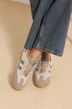 Bej Charm Detayl? Kad?n Sneaker TAKSS26SN00002 - Trendyolmilla фото 2