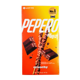 Хрустящая соломка в глазури Пеперо Pepero Crunky Lotte, Корея, 39 г Акция
