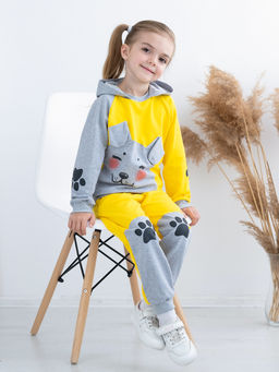 Костюм детский желтыймеланж собака