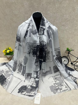 Легкий платок на голову и шею, мультицвет