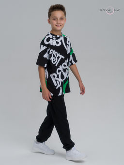 Костюм Daily men граффити бенеттон-черный - Sovalina фото 11