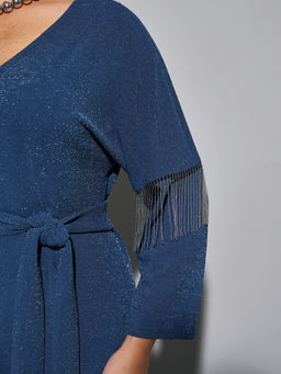 Платье 0385-1 темно-синий