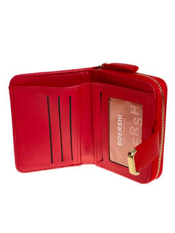 Женское портмоне из искусственной кожи, цвет красный - Greta фото 2