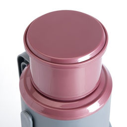 Термос, 1.2 л, со стеклянной колбой, сохраняет тепло 24 ч, пластик, МИКС