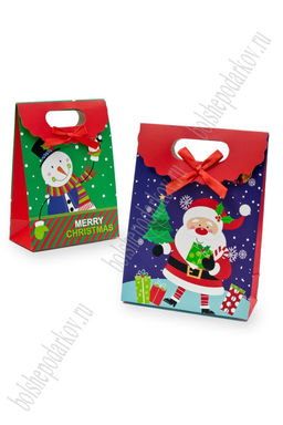 Коробка крафтовая с рисунком 12*16*6 см (12 шт) SF-7563, №16 - Больше подарков фото 2