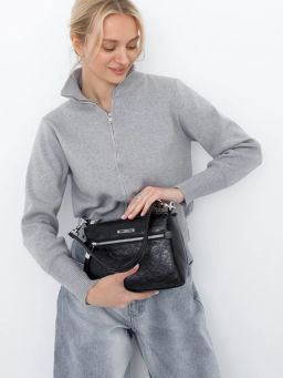 Сумка 0835CB black Polina&Eiterou