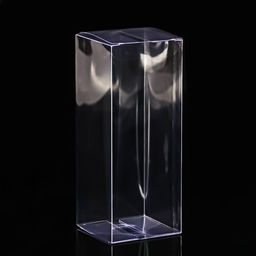 Цена за 5 шт. Складная коробка из PVC 6 x 6 x 15 см