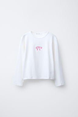 6-14 YEARS/ PYJAMA SET WITH BOWS - Zara фото 2