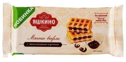 Яшкино, вафли мягкие с шоколадным кремом, 120 г  фото 4
