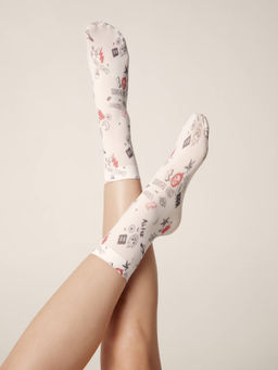 Цена за 2 пары. Носки Классические CONTE Носки с рисунком mix - Conte elegant фото 3